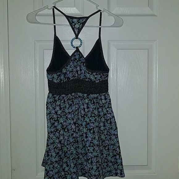 Free People floral top Sz 4 - Picture 5 of 7